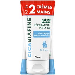 CicaCrème Mains Réparation Intense 2x75ml