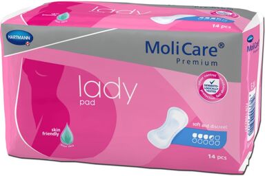 Molicare Premium Lady Pads 3.5 gouttes - 12 paquets de 14 protections