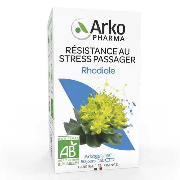 Arkogélules Stress Passager Rhodiole Bio 150 gélules