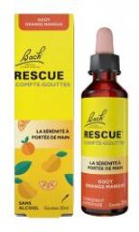 Bach Compte-Gouttes Goût Orange Mangue 20 ml - Flacon compte goutte 20 ml
