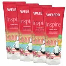 Inspire Crème de Douche Grenade Voluptueuse Lot de 4 x 200 ml - Lot 4 x 200 ml