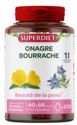 Huiles Onagre et Bourrache - 200 Capsules - Pot 200 capsules