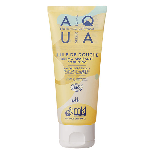 - Aqua : Huile de Douche Dermo-Apaisante BIO** 100ml