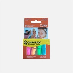 Color Tampões Ouvidos Mini Silicone 8 Unidades