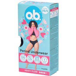 O.b.® Sous-vêtements menstruels réutilisables Xs/S