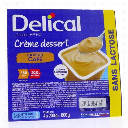 Crème dessert HP/HC café 4x200g