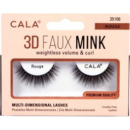 Lashes 3D Faux Mink Faux Cils Rouge 1 Pairee
