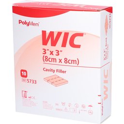 PolyMem® Wic® Pansement de remplissage de cavités 8 cm x 8 xm