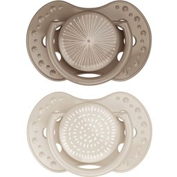 Tétine Dynamic Harmony Crème - Marron Clair 3-6mois