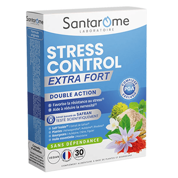 - Stress Control Bio - Déstresse - Safran - 30 gélules