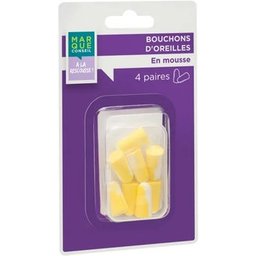 Marque Conseil Bouchons d'Oreilles 4 Paires