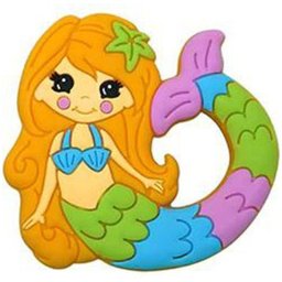 Baby Teethers Anneau Dentition Mermaid 1ut