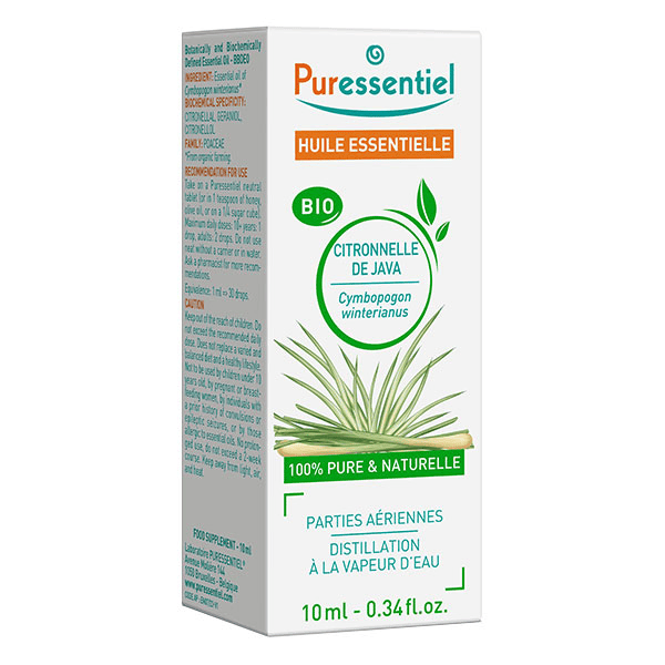 Huile Essentielle Citronnelle de Java Bio 10ml