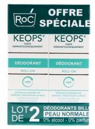Keops Déodorant Roll-On 48H 2 x 30 ml - Lot 2 x 30 ml