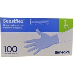 Gant Nitrile Sans Poudre Taille L 100uts