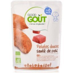 Petit Plat Patates Douces et Sauté de Porc Dès 6 Mois 190g