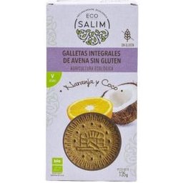 Galletas de Avena Naranja Coco Bio Sin Gluten 135g