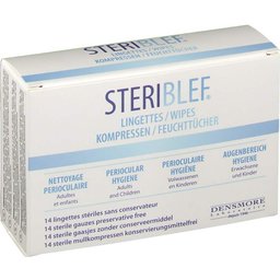 Steriblef Nettoyage Périoculaire 14 Lingettes