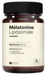 Mélatonine Liposomale 1,9 mg - Sommeil Jetlag Assimilation Renforcée 30 Gélules - Pot 30 gélules