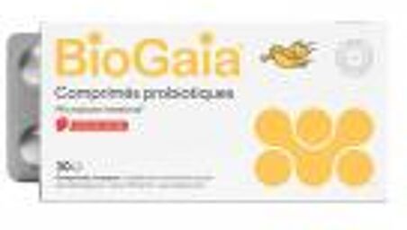Probiotique Microbiote Intestinale Arôme Fraise 30 Comprimés à Croquer - Boîte 30 comprimés à croquer