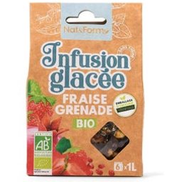 Infusion Glacée Fraise Grenade Bio 6 Sachets