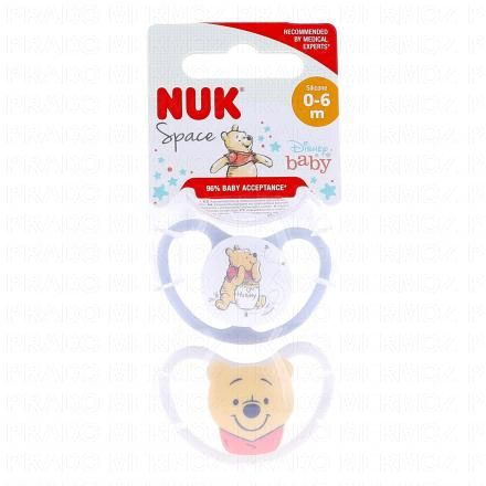 Space - Sucettes Winnie physiologiques 0 - 6 mois