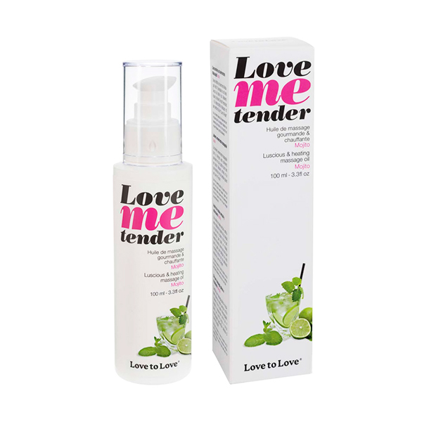 Huile de Massage Chauffante et Gourmande Mojito 100ml