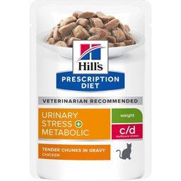 Hill's Prescription Diet™ c/d Urinary Stress + Metabolic Chat - Poulet