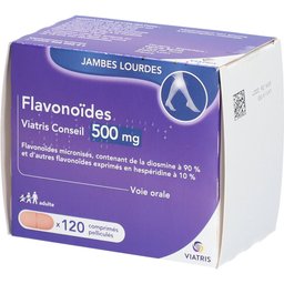 Viatris Fraction Flavonoïque Purifiée 500 mg