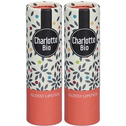 Charlotte Bio® Rouge à lèvres organique brillant - Bois de Rose