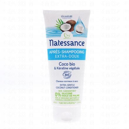 Après shampooing extra doux coco bio et kératine végétale 200ml