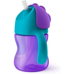 Avent Tasse à paille courbée Violet