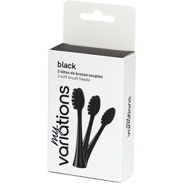 Pack 3 Têtes de Brosse - Onyx-Black