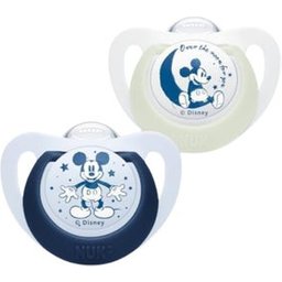 Star Disney Baby Day & Night Sucette Silicone 18-36M 2 uts