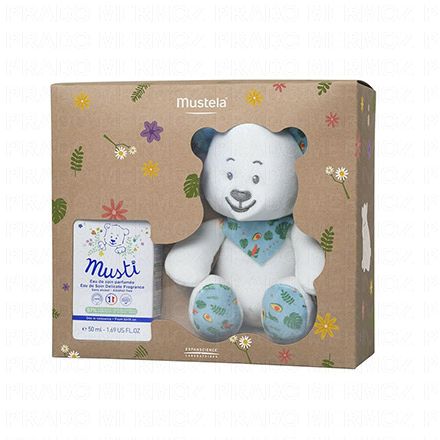 Coffret Eau de soin parfumée 50ml + une peluche ours