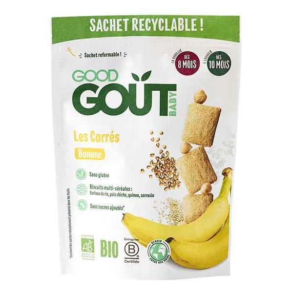 Biscuits Carrés Banane +8m Bio 50g