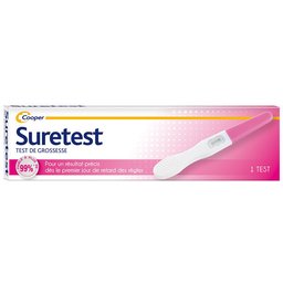 - Test de grossesse - Pour un résultat précis dès le premier jour de retard des règles - Autotest - Boîte de 1 test