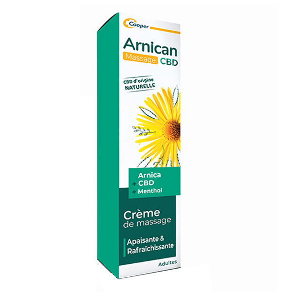 Crème de Massage à Base d'Arnica et de CBD d'Origine Naturelle 60ml
