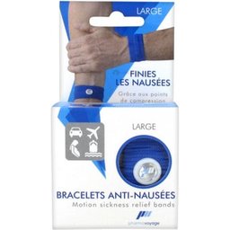 Bracelets Anti-Nausées Bleu Large