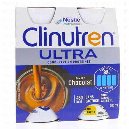 Ultra concentré en protéines Saveur Chocolat 4x200ml