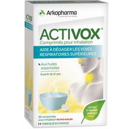 Activox Pour Inhalation 20 Comprimés