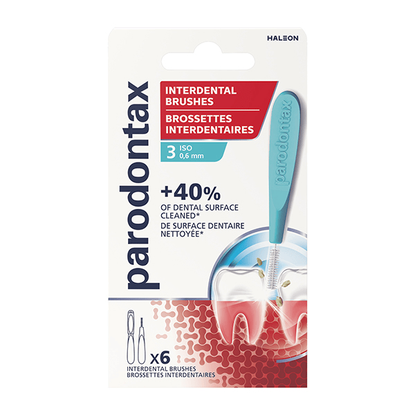 Brossettes Interdentaires taille 3 (0,6 mm) avec capuchon