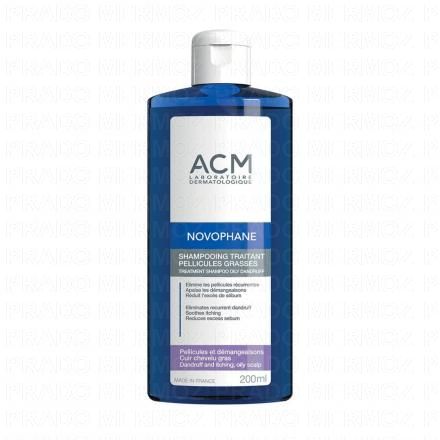 Novophane - Shampoing Traitant Pellicules grasses 200ml