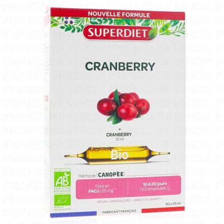 Cranberry bio solution buvable 20 ampoules x 10ml