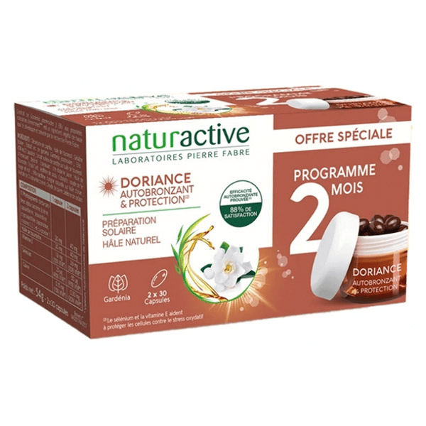 Doriance Autobronzant et Protection Lot de 2 x 30 capsules