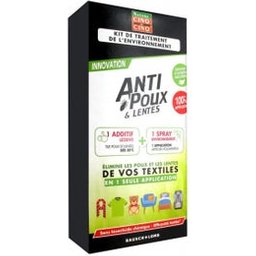 Cinq sur cinq Natura Anti Poux et Lentes Kit de Traitement de l'Environnement