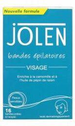 Bandes Épilatoires - Visage X16 - - Boîte 16 bandes