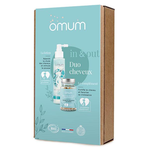 Coffret Duo In et Out traitement anti chute cheveux renfort et pousse