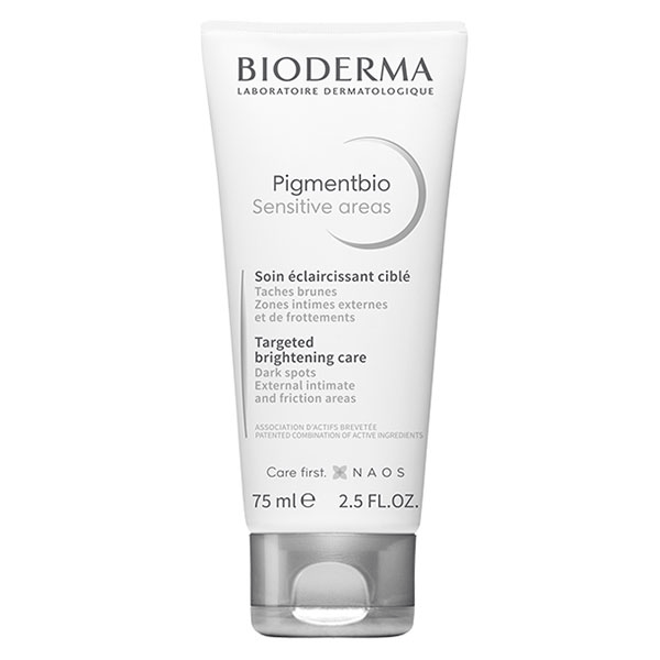 Pigmentbio Sensitive Areas, crème éclairsissante anti taches visage et corps 75ml