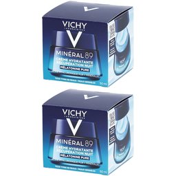 Minéral 89 Crème Nuit Récupératrice Mélatonine